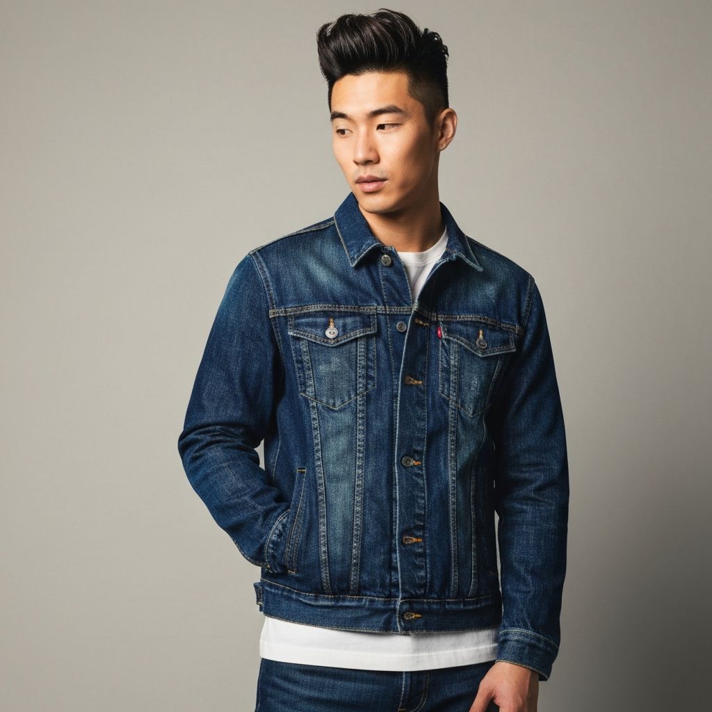 데님 트러커 재킷