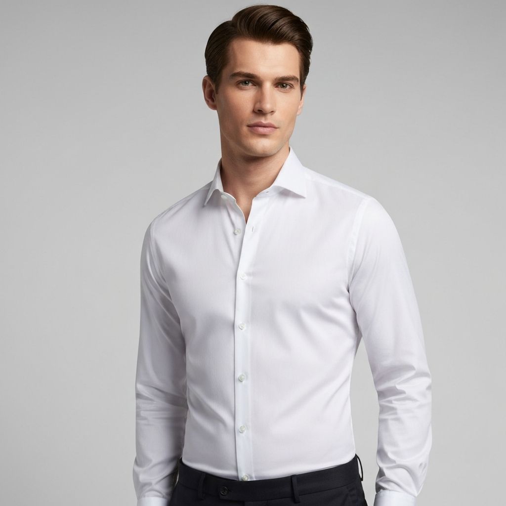 슬림핏 드레스 셔츠
